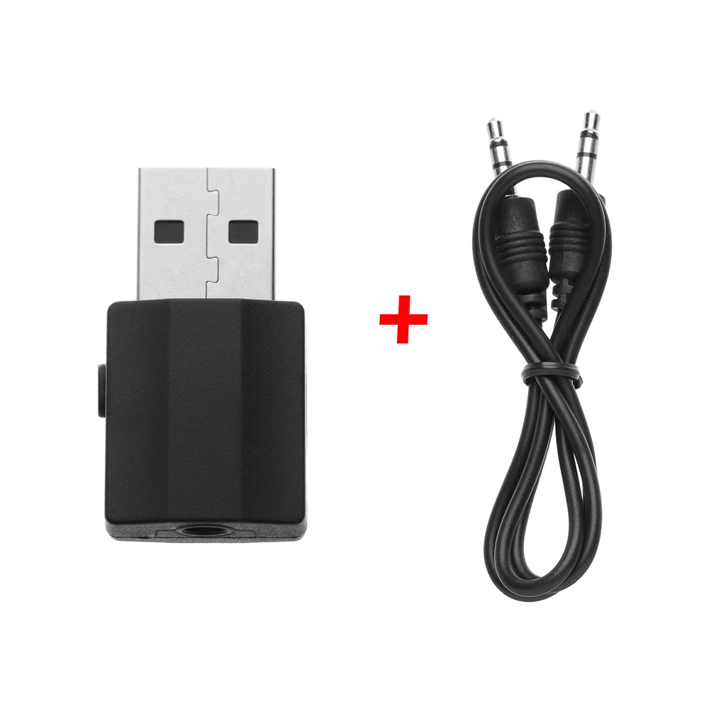 Одно нажатие переключения Bluetooth 5 0 адаптер USB передатчик приемник 2 в 1 3 мм стерео