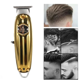 

KM-1973 Electric Hair Trimmer Hairdressing Scraper Kemey T Shape Blade Kmei Cliper Kimei Cutter for Edges Keimei Steel Hair Cuts