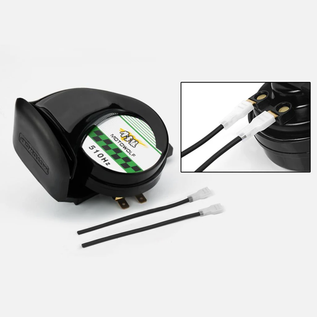 110dB Motorcycle Electric Escalation Snail Air Horn Universal