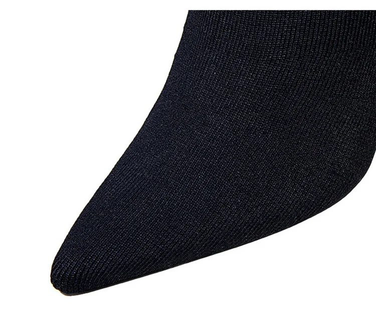 Bigtree Shoes New Over-the-knee Boots Women Slim Thigh High Boots High Heels Sexy Women High Boots Women Shoes Knee-high Boots