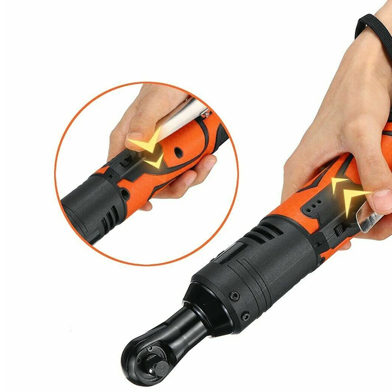 

18V Right angle wrench ratchet Car repair Cordless Manual reinforcement