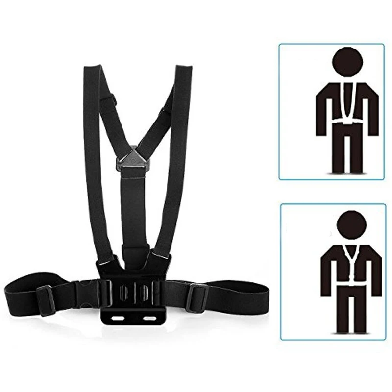 

Cycling Skiing Diving Action Camera Shoulder Mount Holder Belt Chest Strap For GoPro Hero5/4/3/2 Sony Xiaomi Xiaoyi SJ