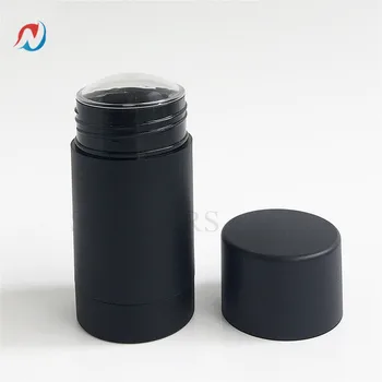 

6pc 75ml 2.53oz Matt Black 75g Empty Deodorant Container Stick Packaging for Sport Balm Bars Solid Perfume Container
