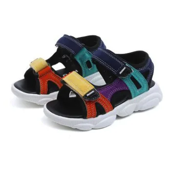 

2020 Summer Kids Shoes Girl's Shoes Men's Shoes Sandals Hook & Loop Mixed Colors Leisure Non-slip Beach