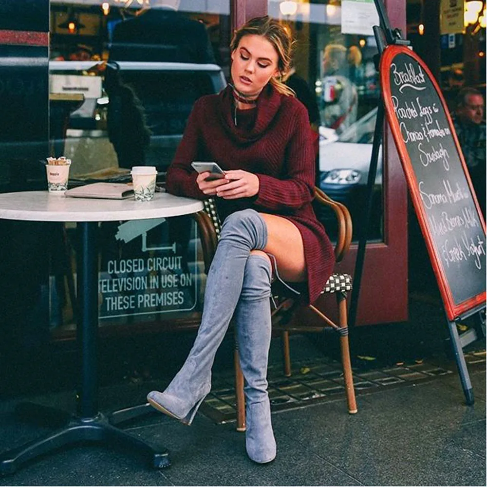 

Women's Jumper Turtleneck Sweater Female Jumper Women Warm Sweater Long Winter Cable Knitted Oversized Sweater Coat Blouse New