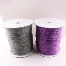 1,5 мм прочная плетеная нейлоновая веревка ядро фиолетовый/серый браслет шнур кемпинг бельевая веревка ручной работы домашнее украшение