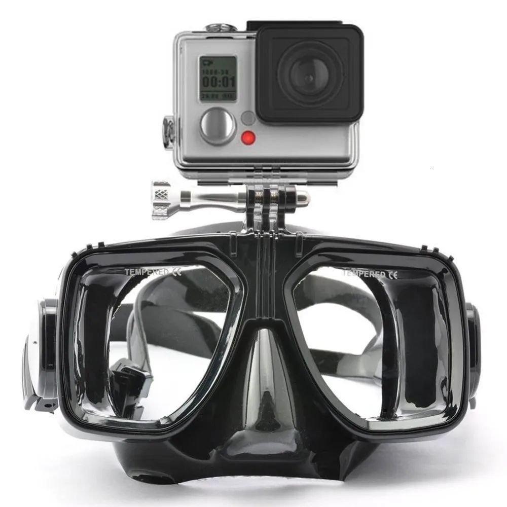 Крепление для камеры, маска для дайвинга, подводное плавание, очки для плавания для GoPro hero 8 7 6 5 4 go pro, аксессуары для спортивной экшн-камеры
