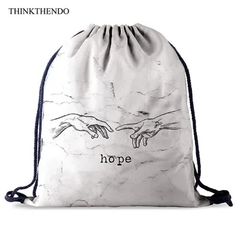 

Drawstring Bag School Library Swimming Gym Backpack Travel Adult Sports Daypack