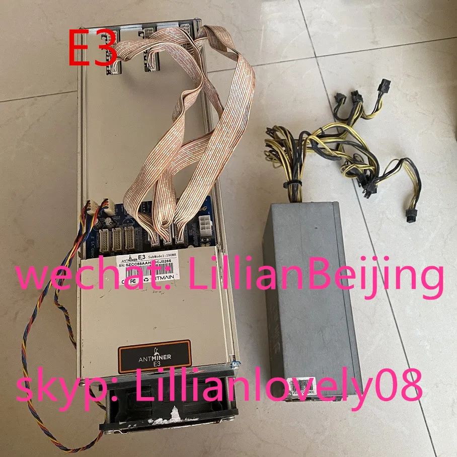 AntMiner E3 190MH/S miner Ethash Mining machine От bitmain 190M с блоком питания|Сетевые коммутаторы| |