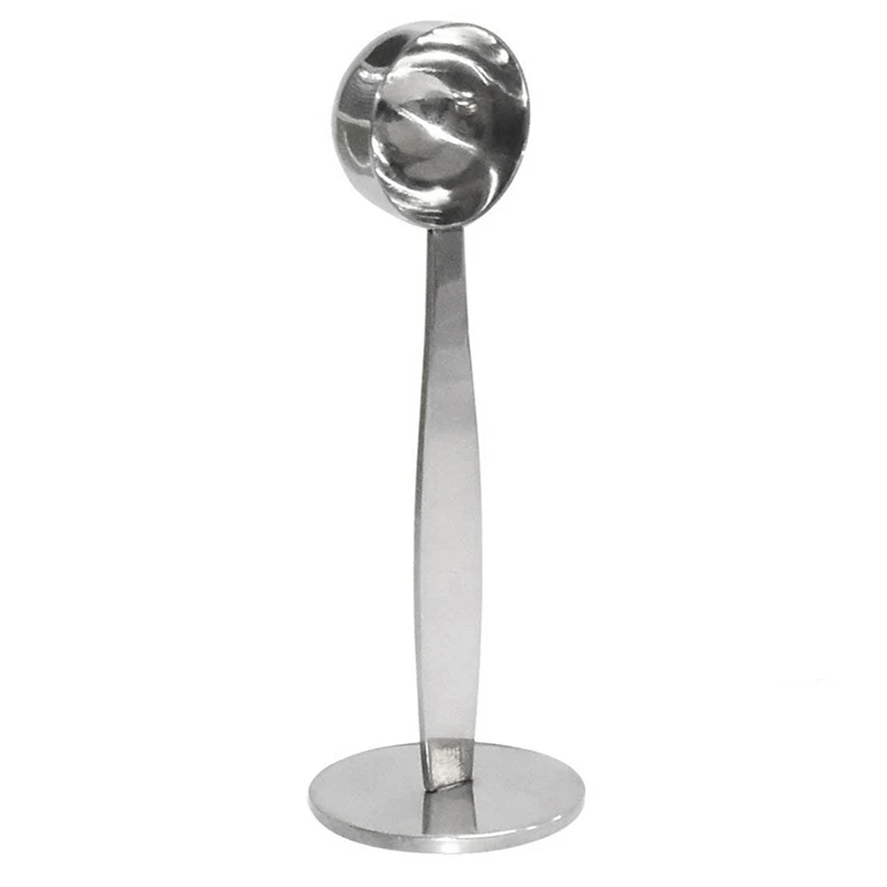

Stainless Steel 2 In 1 Coffee Measuring Scoop Tamper Barista Tools Teaspoon Tamper For Kitchen Accessories Multifunctional
