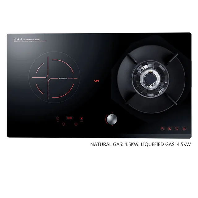 Induction Cooker Gas And Electric Dual Purpose With Timing Embedded One Electric One Gas Stove