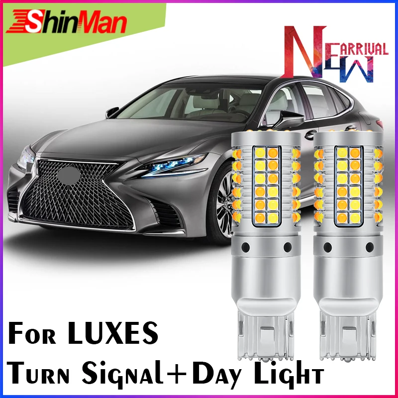 ShinMan для Lexus ES GS GX IS LSA LS LC LX NX RC RX SC светодиод дневного света T20 Поворотный