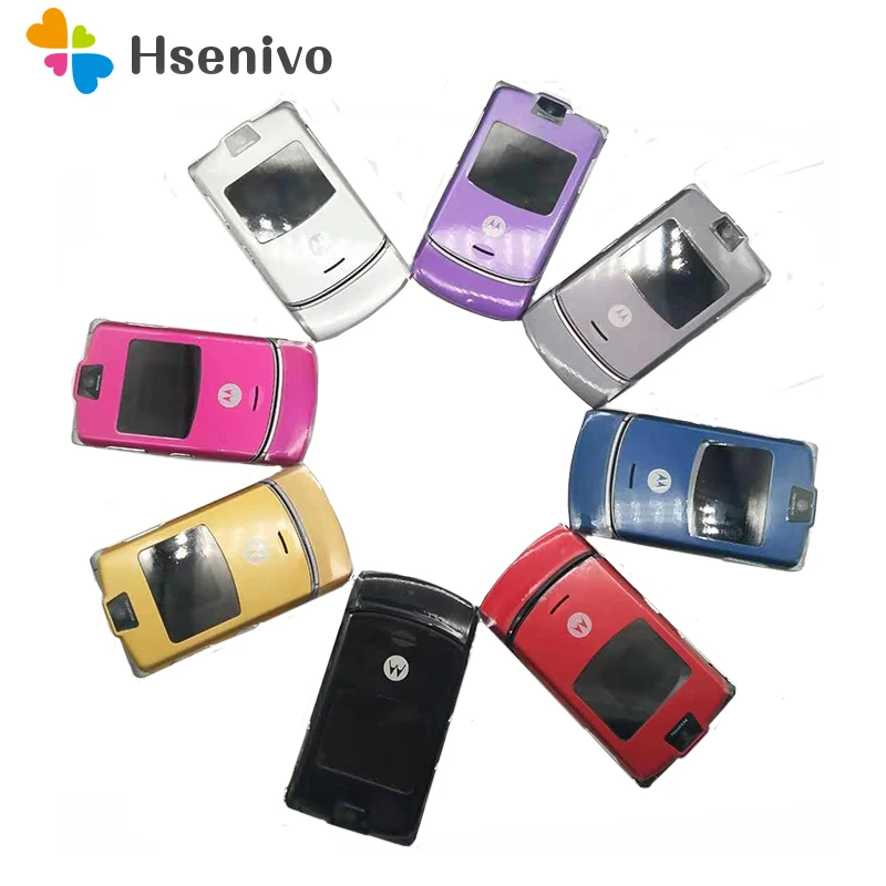 Оригинальный Motorola Razr V3 100% хорошее качество Мобильный телефон один год гарантии