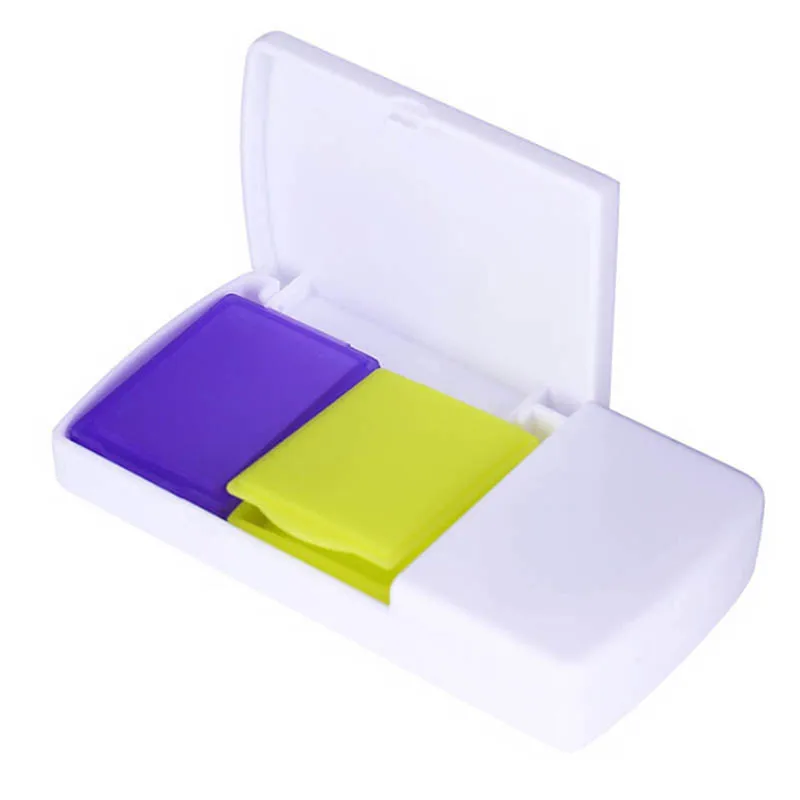 High Quality Smart Pill Cases Medicine Tablet Storage Container Case Medicine Splitter Slicer Divide Compartment Tablet Cutter
