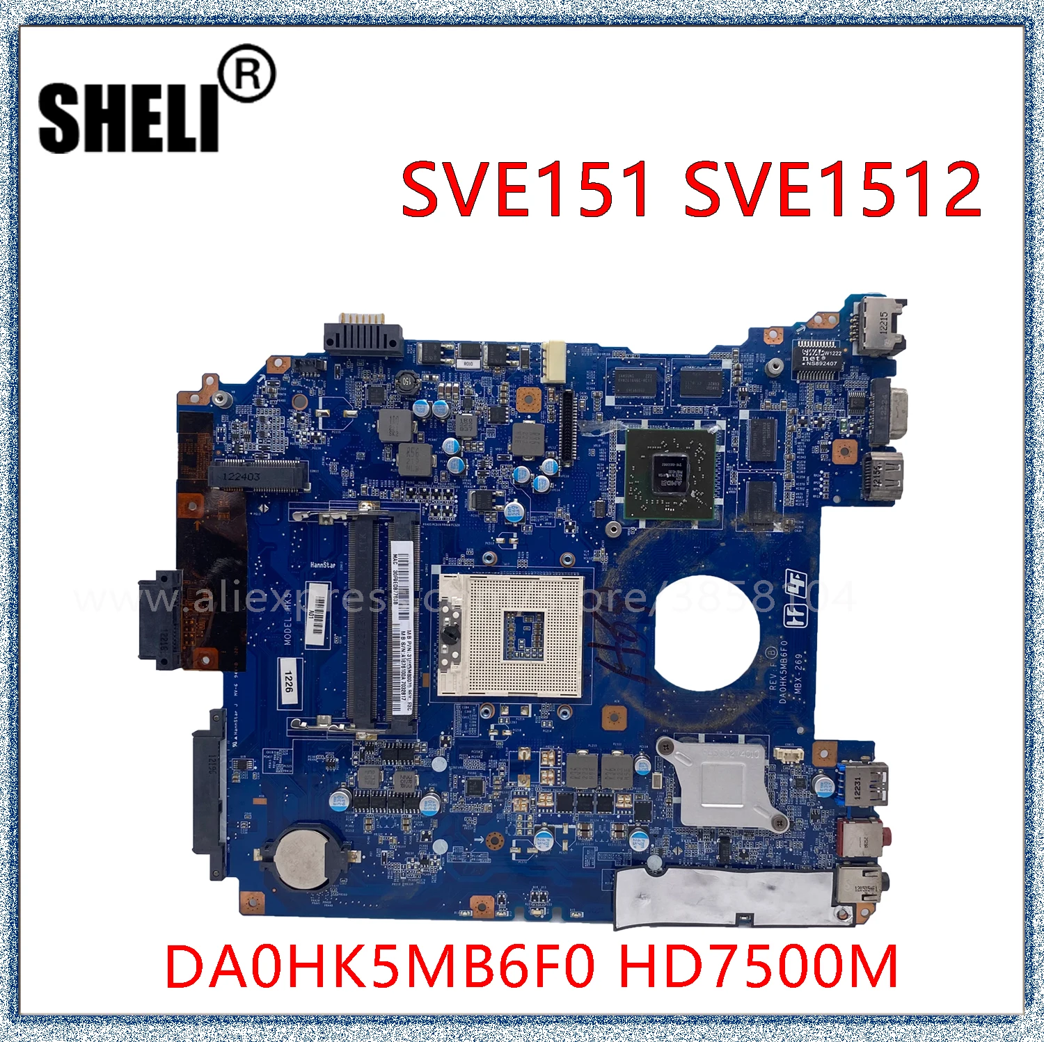 Материнская плата A1876100A A1876099A для SONY VAIO SVE151D11M SVE151 SVE15 материнская ноутбука DA0HK5MB6F0