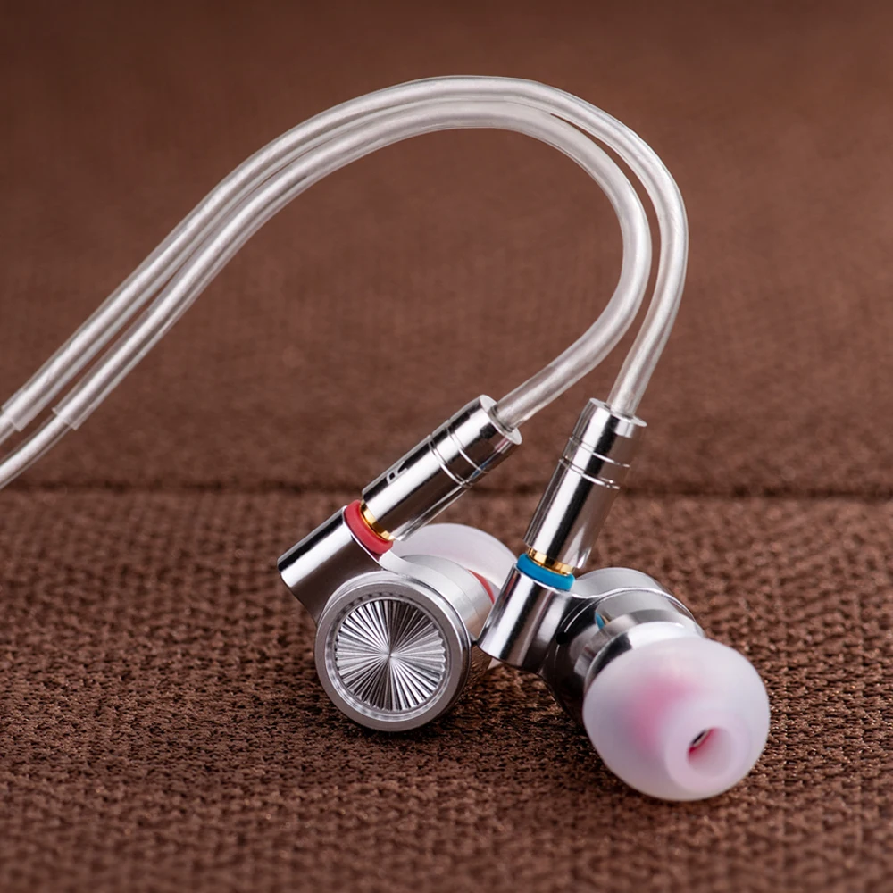 Металлическая гарнитура TIN HIFI T4 10 мм CNT Carbon Nanotube с динамическим драйвером в