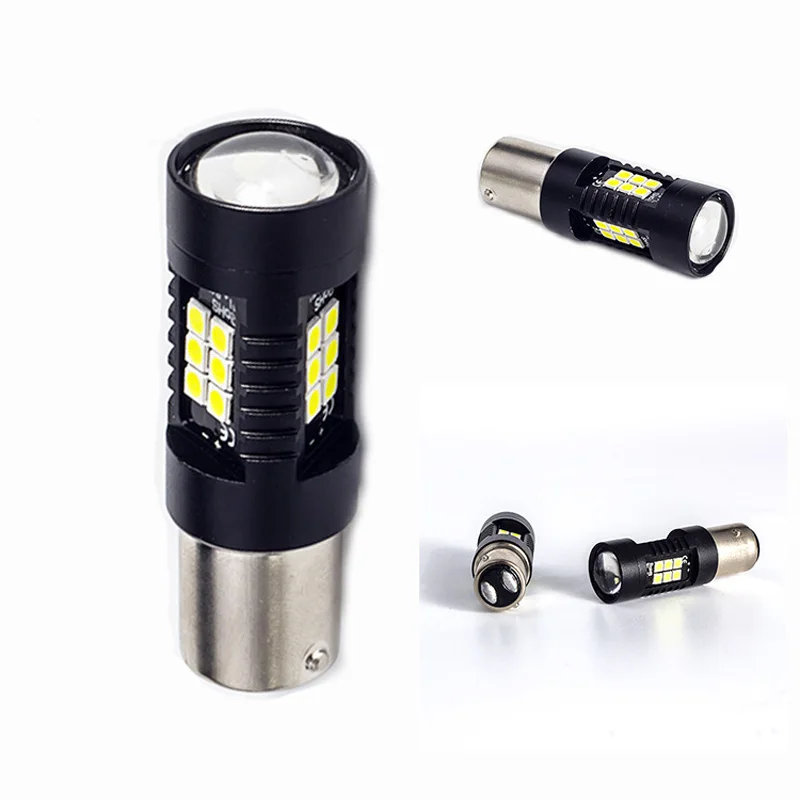 

1156 Car LED Signal Light Bay15d 1156 DC10-30V LED Rear Brake Reverse Parking Light Bulb Red White Yellow 45PCS*4014SMD