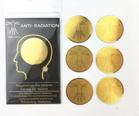 Anti Radiation Protector Shield EMF Protection Cell Phone Sticker EMR Blocker Anti Radiation Protector Shield EMF Protection Cell Phone Sticker EMR Blocker