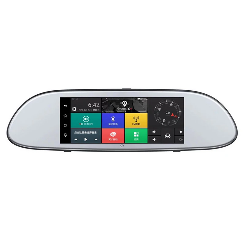 Bluetooth MP4 Автомобильный Монитор gps сенсорный экран Android