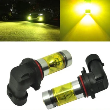 

2pcs LED Headlight 9005 H10 9145 3000K Yellow 100W Bulb Fog Light Lamp