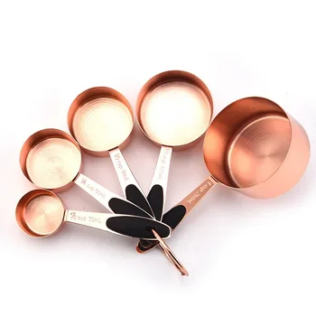 

10 PCs/5 PCs Measuring Cup Stainless Steel Measuring Cup Set Kitchen Baking Cocktail Shaker Scale Spoon Baking Tools Gadgets