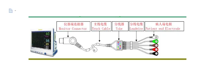 Совместимый Nihon Kohden дефибриллятор TEC-7721C, TEC-7731C 11pin 3 Lead 5-цельный кабель ЭКГ пациент, кабель