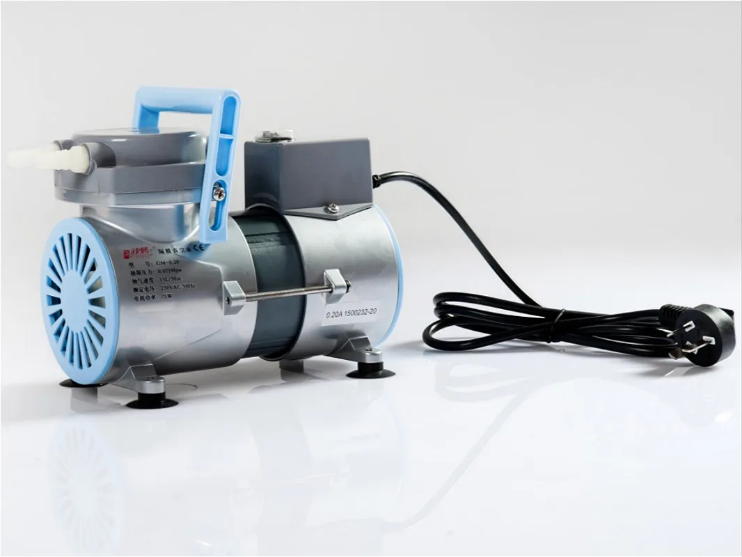 Diaphragm Vacuum Pump Oil Free Laboratory Vacuum Pump Gm 0 20 Portable 12 L Min Positive Negative Pressure 75w 220v Ac 50hz Aliexpress