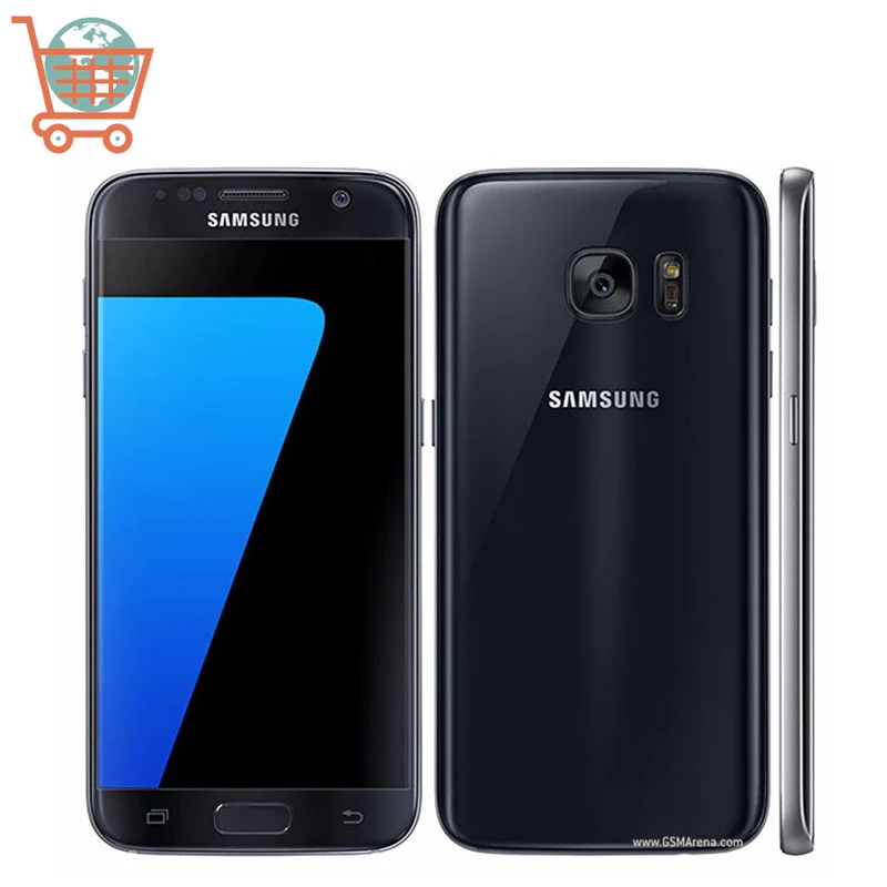 Samsung Galaxy S7 reformado-Original G930F Quad Core 5,1 4G RAM 32G ROM 4G LTE 12MP 3000mAh Cámara 1440x2560 teléfono móvil