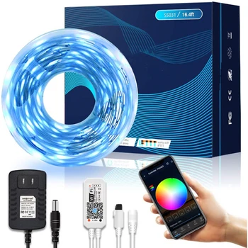 

LED Flexible Light Strip RGB5050 WiFi Light Strip Set DC / 12V Alexa Control 5M / 10M Light Strip For Decorative Lighting