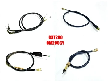 

Free shipping moto accessory QM200GY cable for Suzuki motorcycle GXT200 throttle line speed line mileage line clutch line DR200