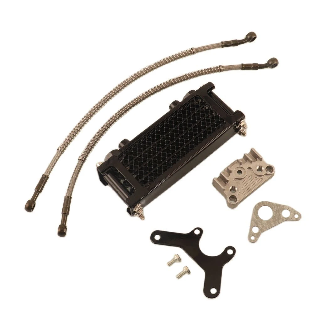 Motorcycle Oil Cooling Cooler Radiator Oil Cooler Set For 125 140cc Dirt Bike Monkey Bike DAX Pocket ATV Motor