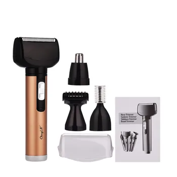 

4 In 1 Men's Beard Nose Trimmer Shaver Electric Hair Clipper Shaving Trimer Machine Portable Razor USB Rechargeable Tools 40