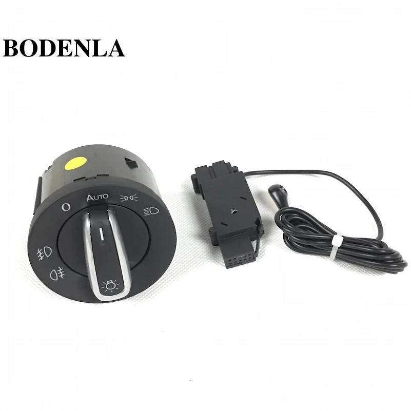 Bodenla Auto Light Sensor With Headlight Switch For Vw Golf 6 Mk5 Mk6