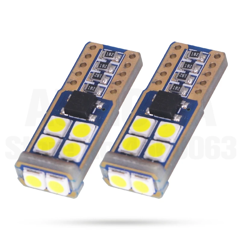 10x W5W 3030 SMD автомобильный T10 светодиодный 194 168 Клин Замена заднего прибора панель лампа для номерного знака