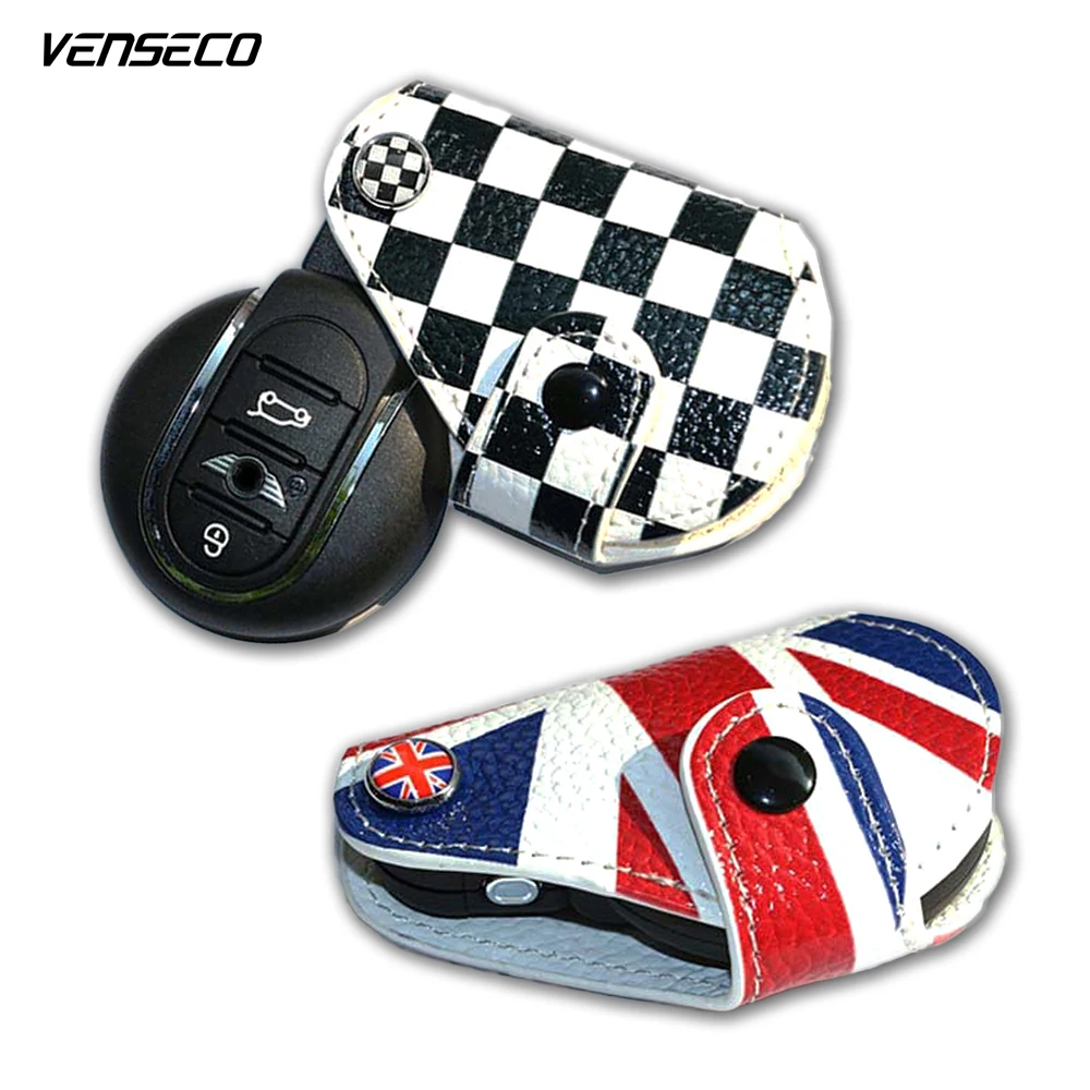 Классический чехол для ключей VENSECO MINI cooper R55 R56 R60 one F54 F55 F56 F60 кожаный | Автомобили и