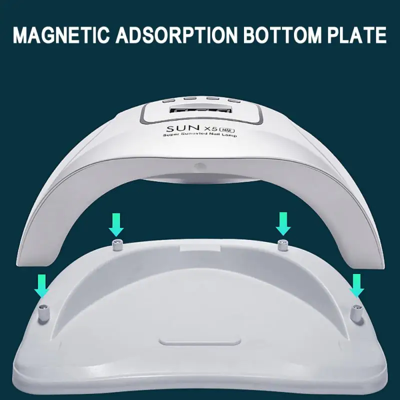 120 Вт профессиональный белый Солнечный X5 MAX УФ-светодиодный светильник для ногтей, Сушилка для ногтей, аппарат для маникюра, маникюрный светильник для ногтей, инструменты для красоты ногтей