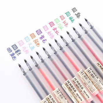 

12Pcs/Set 0.5mm Color Gel Pens Multicolor Neutral Pen Maker Pen For Kids Girls Gift School Supplies Office Korean Stationery