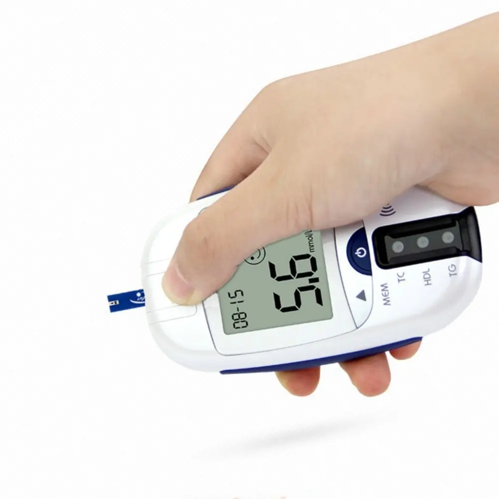 Липидный профиль измеритель холестерина триглицериды глюкозы HDL LDL тест-метр комплект МК