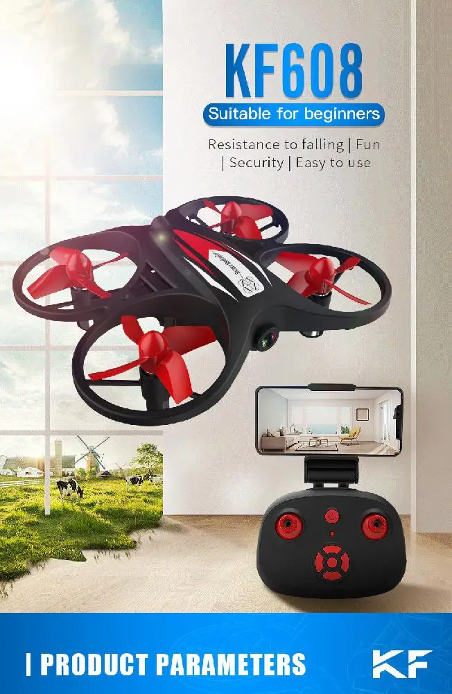 RCtown KF608 Радиоуправляемый Дрон для начинающих мини Радиоуправляемый Дрон Квадрокоптер высота холдинг Безголовый режим 3D переключатель скорости