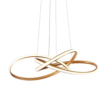 

Simple modern living room chandelier atmosphere household LED creative personality dining room ring hall dome light