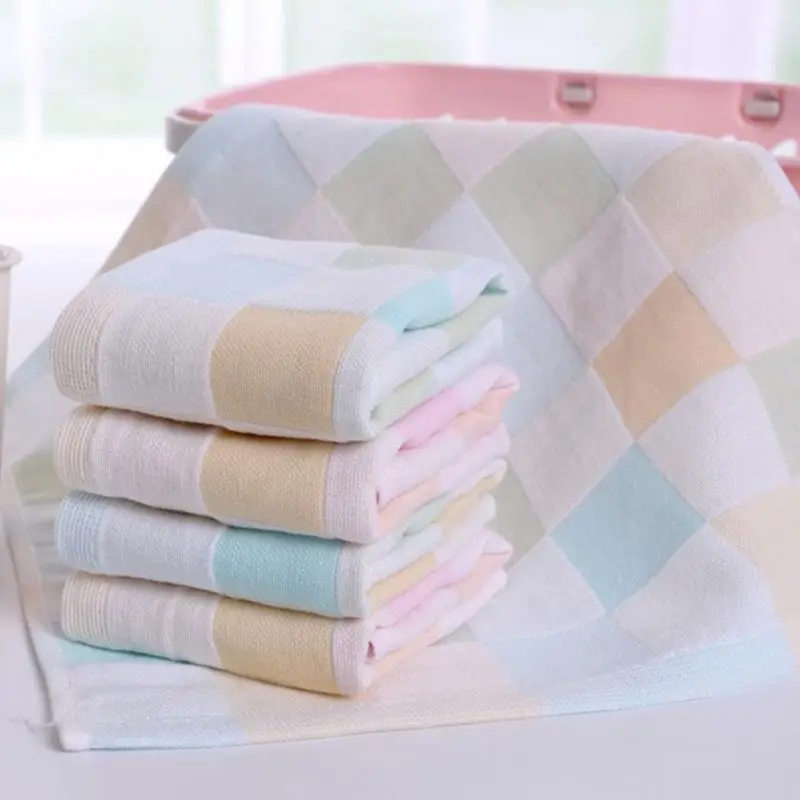 

Newborn Baby Infant Cartoon Face Hand Bath Towel Bibs Feeding Square Towels Handkerchief 100% Cotton Gauze Towel New