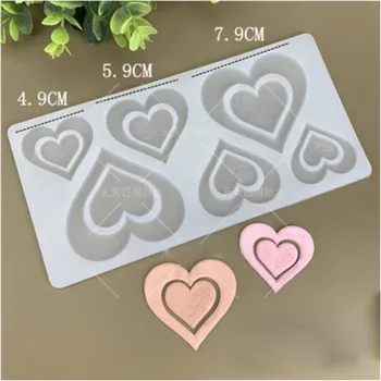 

3D Romantic Heart Rose Silicone Chocolate Mould Cake Decorating Tools Cupcake Cookies Silicone Mold Muffin Pan Baking Gift
