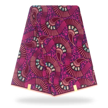 

African Cotton Print Real Wax Fabric 2020 High quality Ankara Nigerian Veritable Wax Print Fabric For Dress DIY Sewing Materials