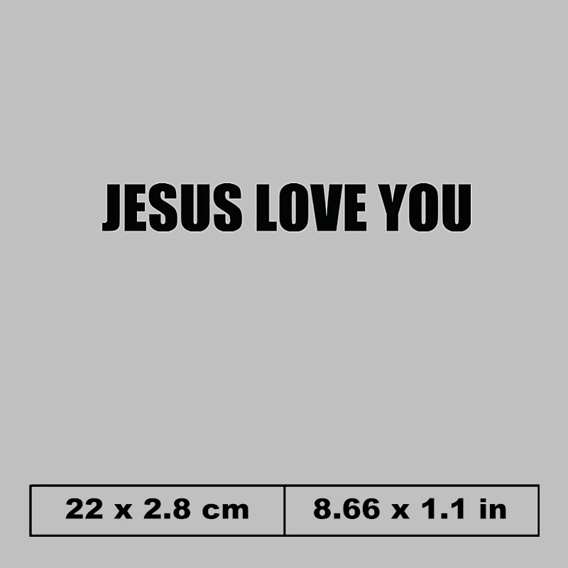 005-D-JVU Модные нашивки с христианским крестом, с надписью «JESUS LOVE ME», сделай сам, нашивка для поклонения, наклейка для одежды для мужчин и женщин, футболка с теплопередачей - Цвет: 005-D-JVU