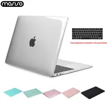 MOSISO Кристальный чехол для Macbook Air 13 дюймов A1932 ноутбук пластиковая крышка корпус Mac Air Pro 13 A1706 A1708 A1989 A2159
