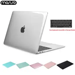 MOSISO Crystal/Матовый Жесткий чехол для Macbook New Air 13 дюймов 2018 A1932 пластиковая крышка оболочка для нового Mac book Air 13 крышка клавиатуры