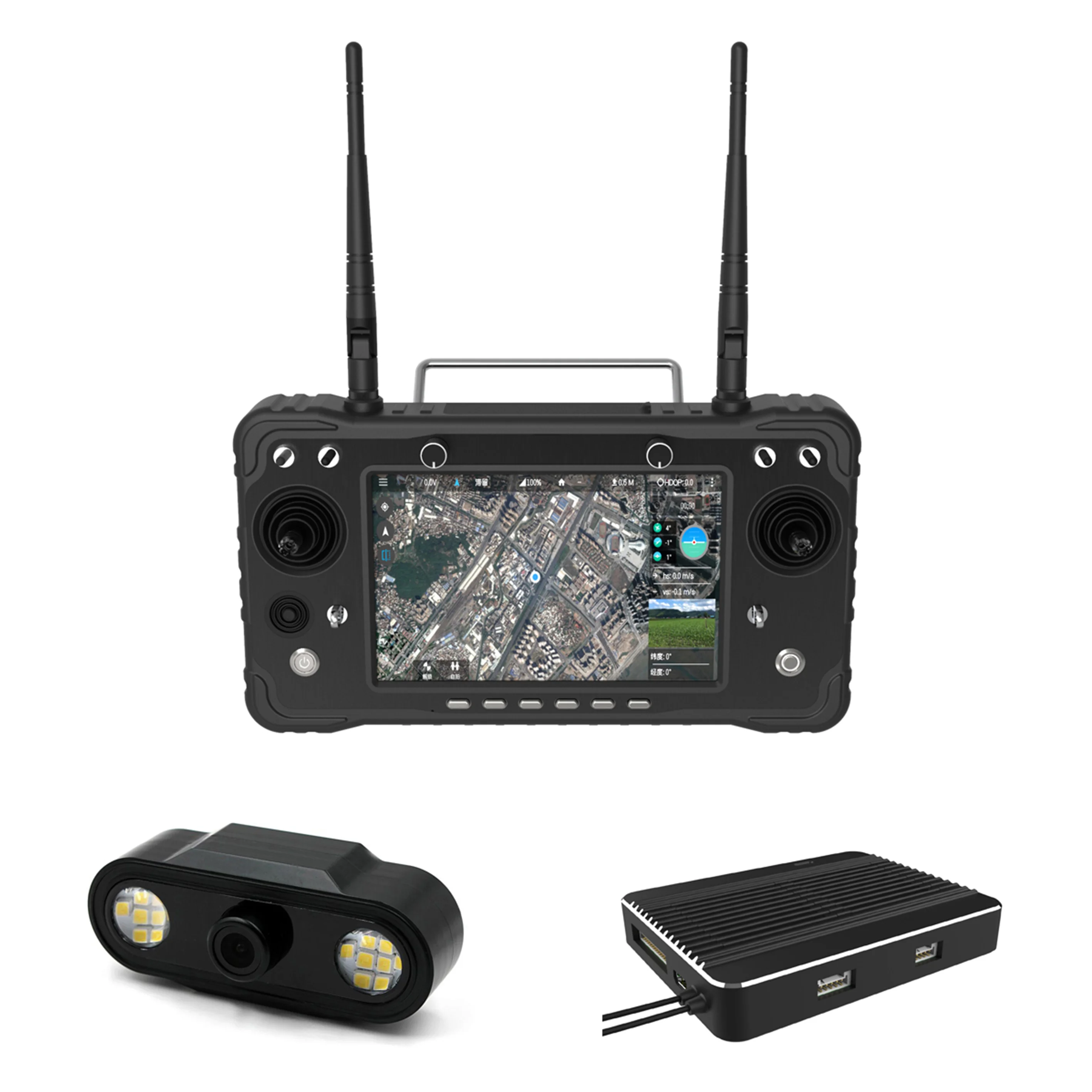 

Пульт дистанционного управления CUAV H16 PRO, HDMI для радиоуправляемых дронов, передача данных и дальность действия 30 км