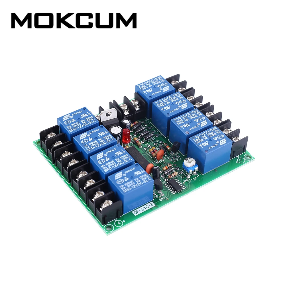 AC DC 12V 10A 8 канальный 8CH Мощность графиком доска 0 2 4s регулируемый