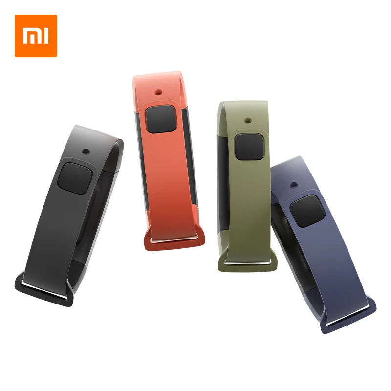 Оригинальный ремешок на запястье Xiaomi ТПУ Черный Синий Зеленый Оранжевый смарт