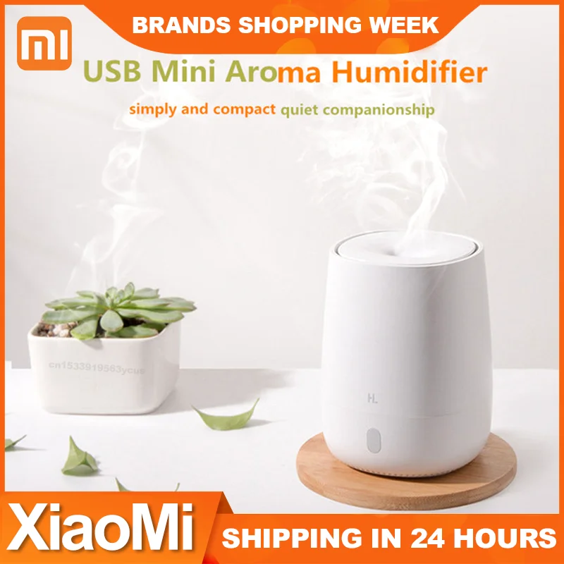 

Xiaomi Original HL Aromatherapy Diffuser Air Dampener Aroma Diffuser Machine Essential Oil Ultrasonic Mist Maker Quiet Portable